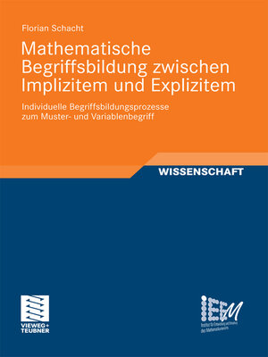cover image of Mathematische Begriffsbildung zwischen Implizitem und Explizitem